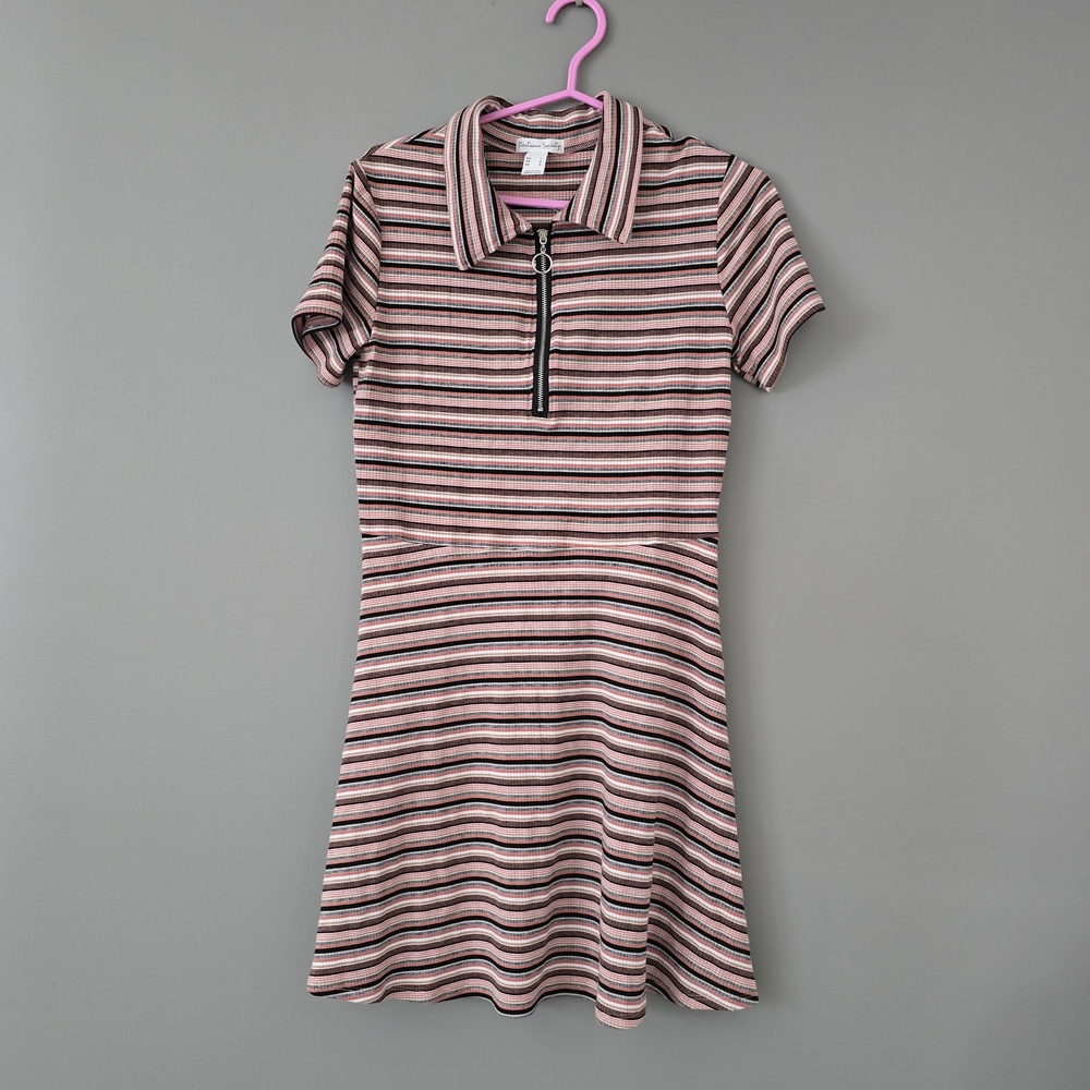 Streetwear Society Multi-colour Striped Mini Dress
